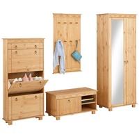 Home Affaire Garderoben-Set Indra, (Set, 4-St) beige