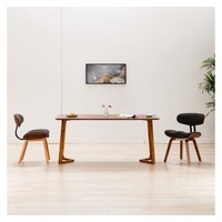 VidaXL Esszimmerstühle 2 Stk. Grau Bugholz und Stoff