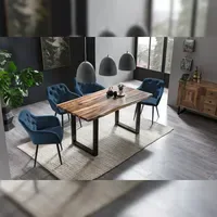 SalesFever Esszimmerstuhl Coventry Polyester blau