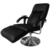 VidaXL Massagesessel Schwarz Kunstleder