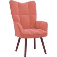 VidaXL Relaxsessel Rosa Samt