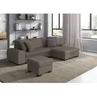Sit&more Ecksofa SIT & MORE "Luxor L-Form", beige (dunkelbeige),