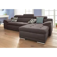 Sit&more Ecksofa »Top Andiamo L-Form«, wahlweise mit Bettfunktion, inklusive