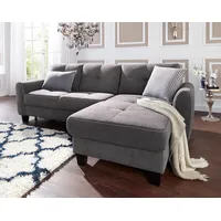 Sit&more "Varese L-Form" mit Federkern, wahlweise mit Bettfunktion und