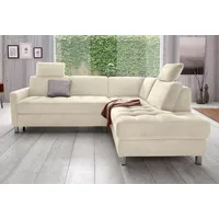 Sit&more Ecksofa SIT & MORE "Pablo L-Form", beige (creme),