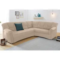 DOMO collection Ecksofa »Sarafina zeitlos und komfortabel, optional mit