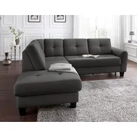 Sit&more "Varese L-Form" mit Federkern, wahlweise mit Bettfunktion und