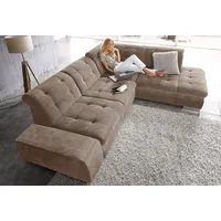 Sit&more Ecksofa »Pale L-Form«, inklusive Kopfteilverstellung, wahlweise mit Bettfunktion,