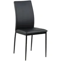 Actona Esszimmerstuhl Demina Kunstleder schwarz 4er Set