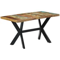 VidaXL Esstisch 140x70x75 cm Altholz Massiv