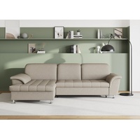 DOMO collection Ecksofa DOMO COLLECTION "Franzi Steppung im Sitzbereich