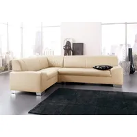 DOMO collection Ecksofa DOMO COLLECTION "Alisson, zeitlose Optik, flache