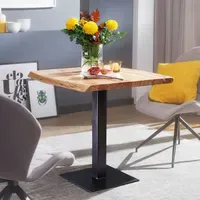 FineBuy Esszimmertisch 80 x 75 x 80 cm Akazie