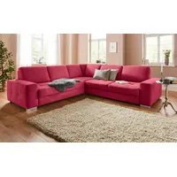 Sit&more Ecksofa »Santorini L-Form«, mit Federkern und Sitztiefenverstellung, wahlweise