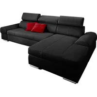 Sit&more Ecksofa Broadway, mit verstellbaren Kopfteilen, wahlweise mit Bettfunktion