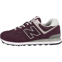 New Balance 574v3 Herren Burgundy / White 42