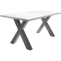 Mäusbacher Esstisch »Mister, TOPSELLER", (), Gestell in X-Form weiß