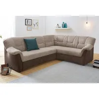 DOMO collection Ecksofa »Sarafina zeitlos und komfortabel, optional mit