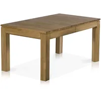 Moebel-Eins Esstisch Massivholztisch Ausziehtisch Esszimmertisch Multi XL Eiche massiv