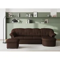 DOMO collection »Pegnitz, elegante Rückensteppung, kompakte Stellmaße 238/141cm, L-Form«,