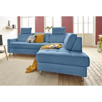 Sit&more Ecksofa »Pablo L-Form«, wahlweise mit Bettfunktion und Bettkasten
