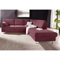 Sit&more Ecksofa »Belfort L-Form«, wahlweise mit Vorziehsitz und Bettkasten