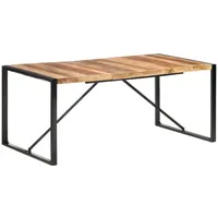 VidaXL Esstisch 180x90x75 cm Massivholz mit Palisander-Finish
