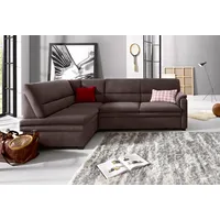 Sit&more Ecksofa »Pisa L-Form«, mit Federkern, wahlweise mit Bettfunktion