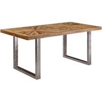 Wohnling Esstisch Braun Holz Massiv Tisch