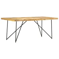 VidaXL Esstisch 180×90×76 cm Mango Massivholz