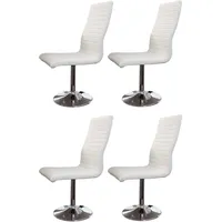 SalesFever Esszimmerstuhl 4er Set | weiß