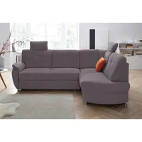 Sit&more Ecksofa SIT & MORE "Sonoma L-Form", grau (dunkelgrau),