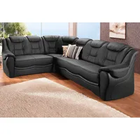 Sit&more Ecksofa »Bellevue L-Form«, wahlweise mit Bettfunktion schwarz