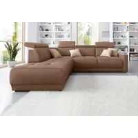 DOMO collection Ecksofa »Ava, moderne Sitzheftung mit toller Doppelnaht,