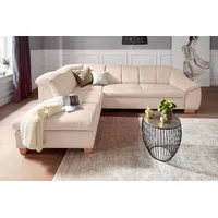 Sit&more "Santo L-Form" mit Federkern, wahlweise mit Bettfunktion und