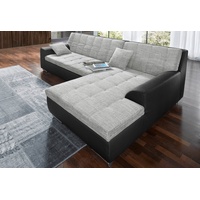 DOMO collection Domo Polstermöbel Ecksofa Treviso 267x83x178 cm Microfaser