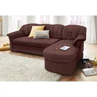 DOMO collection Ecksofa »Elva, zeitlose Formensprache, elegante Rückensteppung, L-Form«,