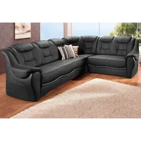 Sit&more Ecksofa SIT & MORE "Bellevue L-Form", schwarz, B:265cm