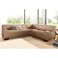 DOMO collection Ecksofa »Norma, moderne Armlehnen, zeitlos und elegant,