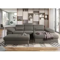 Sit&more Ecksofa "Cabrio 295 cm, rechts (schlamm),