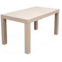 JV moebel Esstisch 90 x 90 x 160 cm