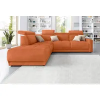 DOMO collection Ecksofa »Ava, moderne Sitzheftung mit toller Doppelnaht,
