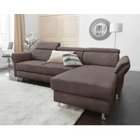 Sit&more Ecksofa »Avignon L-Form«, Kopfteilverstellung, wahlweise mit Bettfunktion und