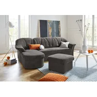 DOMO collection Ecksofa »Pegnitz, elegante Rückensteppung, komfortabel, L-Form«, wahlweise