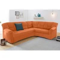 DOMO collection Ecksofa »Sarafina zeitlos und komfortabel, optional mit