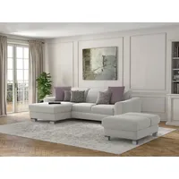 Sit&more Ecksofa SIT & MORE "Dundee L-Form", silber, B:264cm