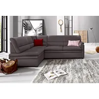 Sit&more Ecksofa »Pisa L-Form«, mit Federkern, wahlweise mit Bettfunktion