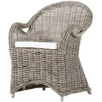 Möbel Kraft Sessel Hiding Rattan 64 x 88 x