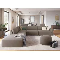 Sit&more Ecksofa SIT & MORE "Cadabra L-Form", grau (taupe),