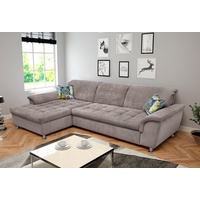 DOMO collection Ecksofa DOMO COLLECTION "Franzi Steppung im Sitzbereich